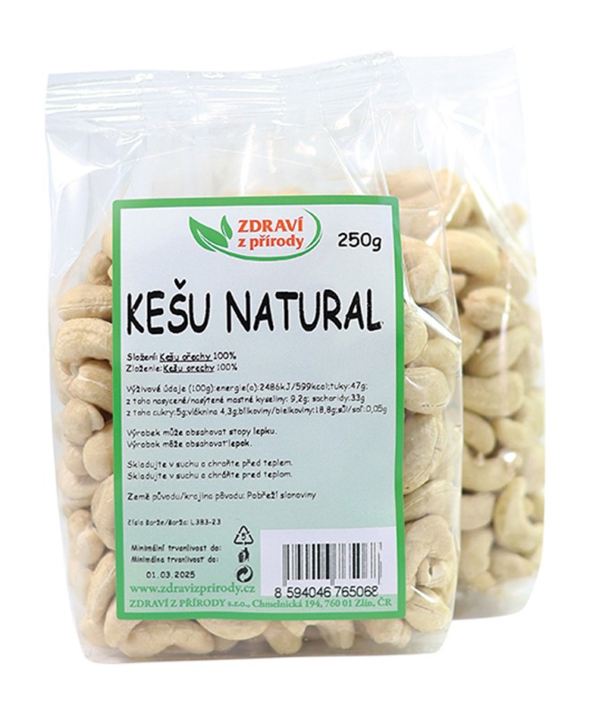 Kešu natural 250g