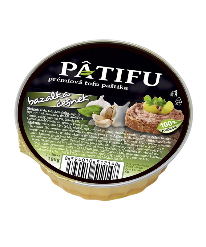 Patifu bazalka-česnek 100g Veto