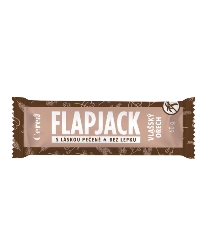 Flapjack VLAŠSKÝ OŘÍŠEK 60g Cereabar bez lepku