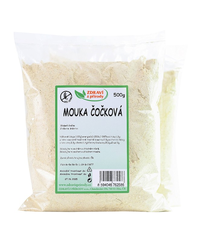 Mouka čočková z velkozrnné čočky 500g ZP bez lepku