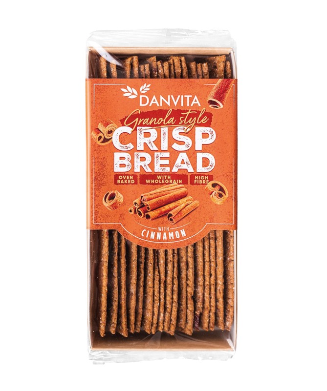 Granola plátky se skořicí 130g Danvita