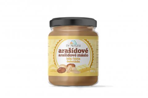 Arašídové máslo s bílou čokoládou 500g
