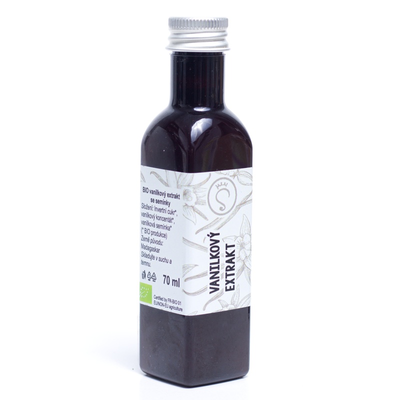 BIO vanilkový extrakt se semínky 70ml