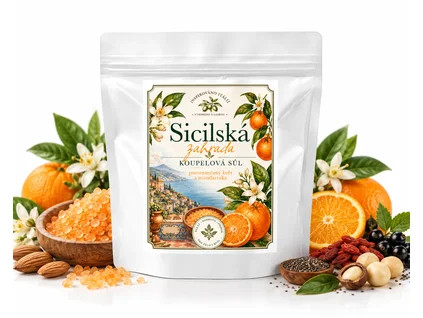 Sicilská zahrada - koupelová sůl 200g