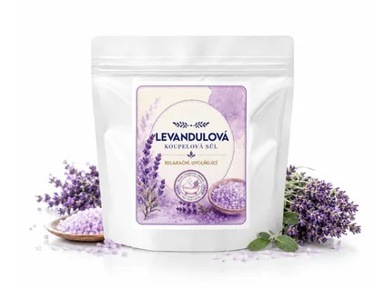 Levandulová koupelová sůl 200g