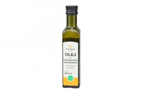 Olej z ostropestřce mariánského za studena lisovaný - Natural 250ml