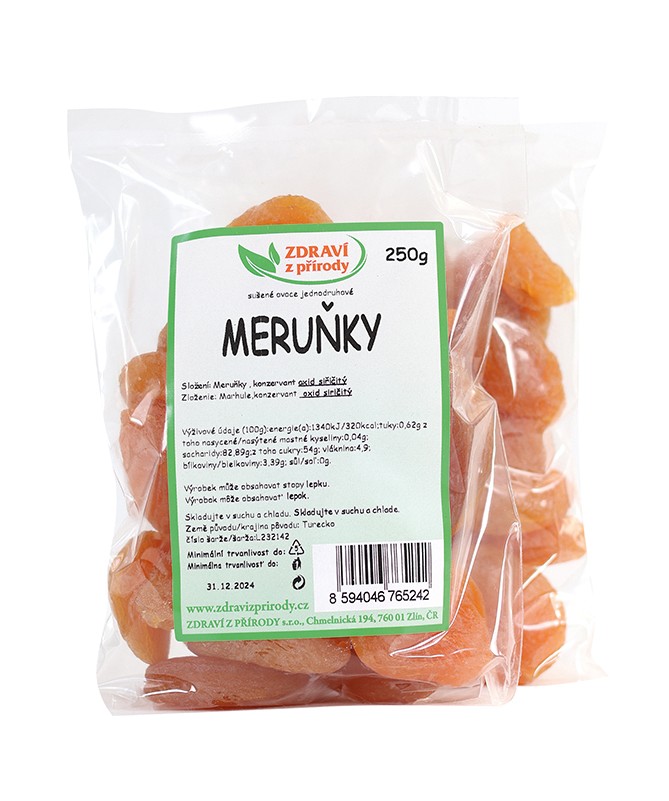 Meruňky 250g ZP